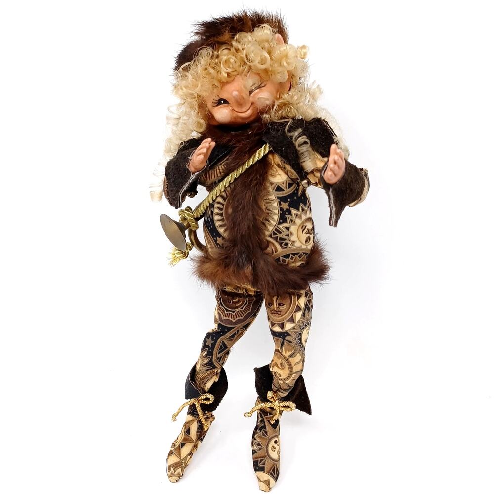 Handmade Ooak Elf Man Doll Noble Elfin by Chauncy L Swartz